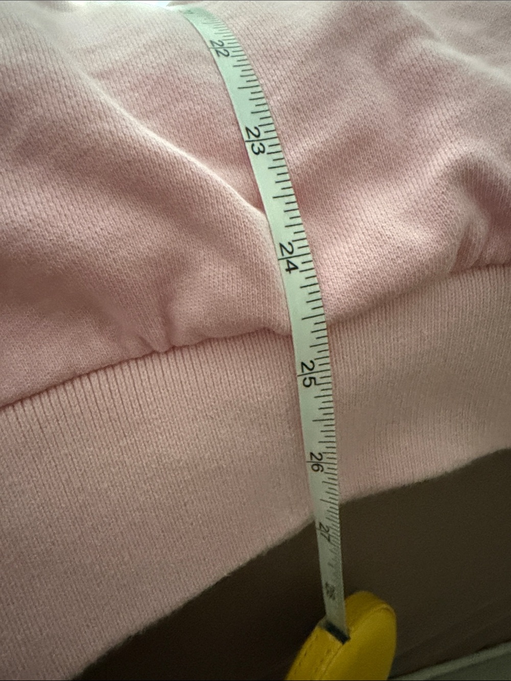 Lazy Oaf Pink Crewneck Sweatshirt with Navy Trim Detail - Picture 8 of 8